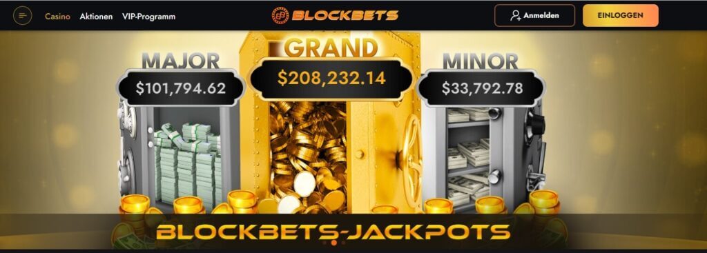 BlockBets Bonus und Jackpots