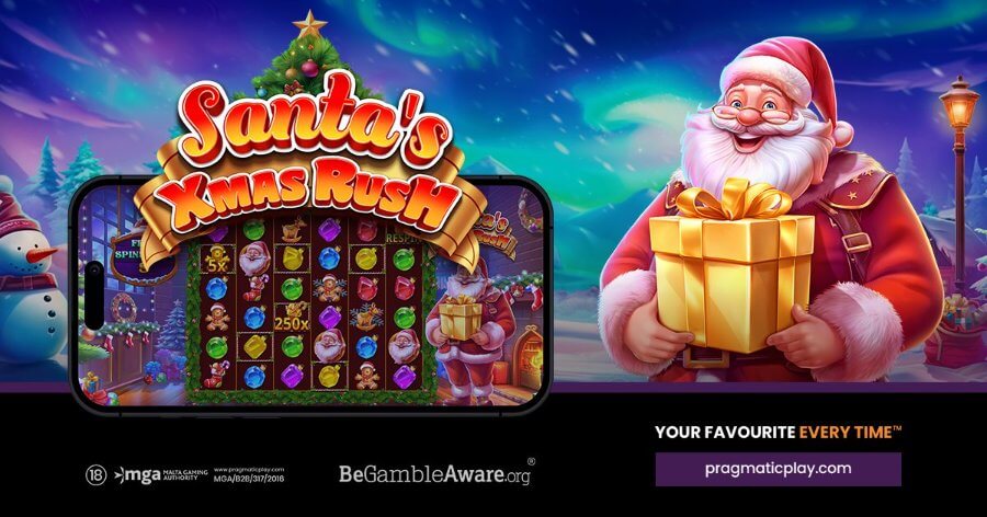 Santa's Xmas Rush Slot fuer alle Devices von Pragmatic Play