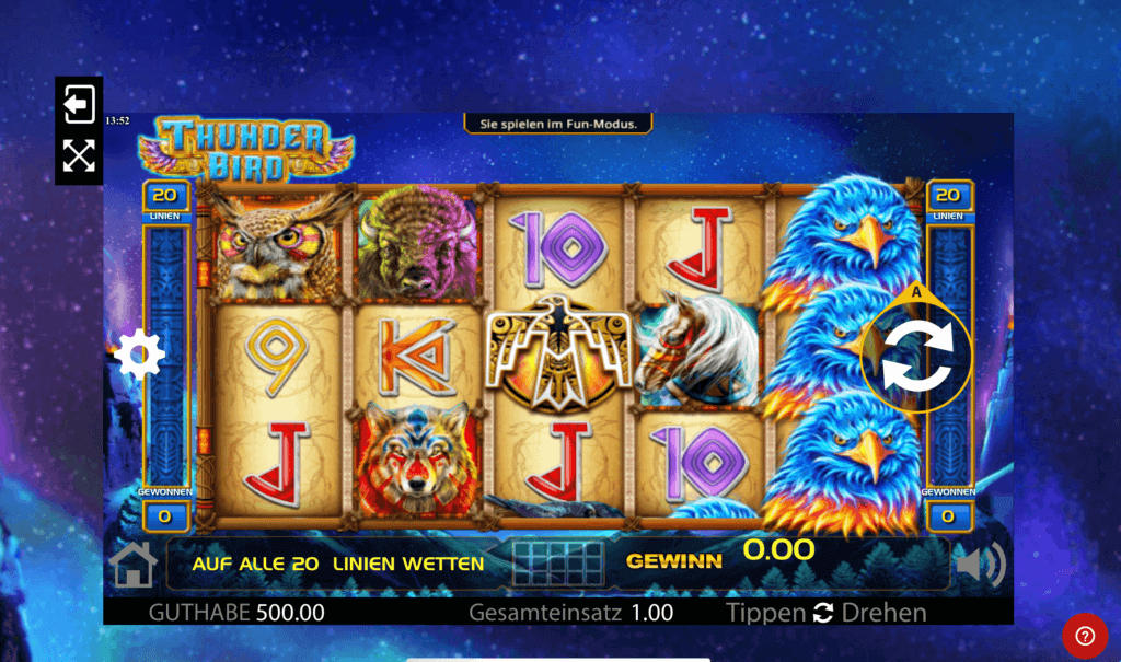 Thunder Bird Slot von GameArt