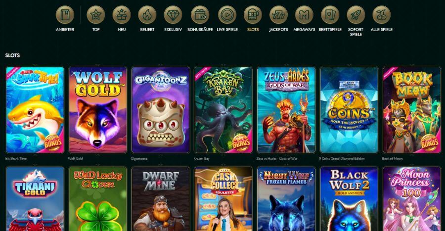 Die Cashed Casino Slots im Überblick.