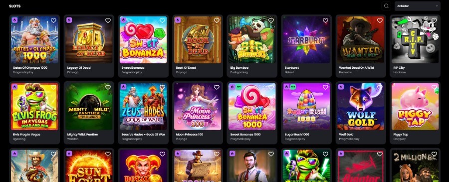 Die MoonWin Casino Slots im Überblick.