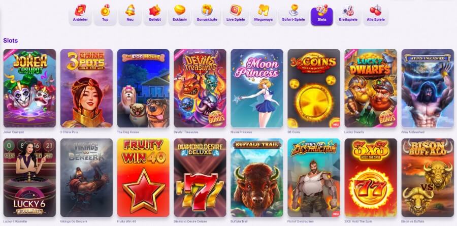 Die RoboCat Casino Slots im Überblick.