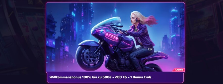 Roby Casino: 100 % bis  500 € + 200 FS