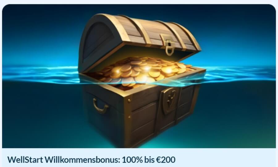 Welle Casino Willkommen:sbonus von 100 % bis 200 €